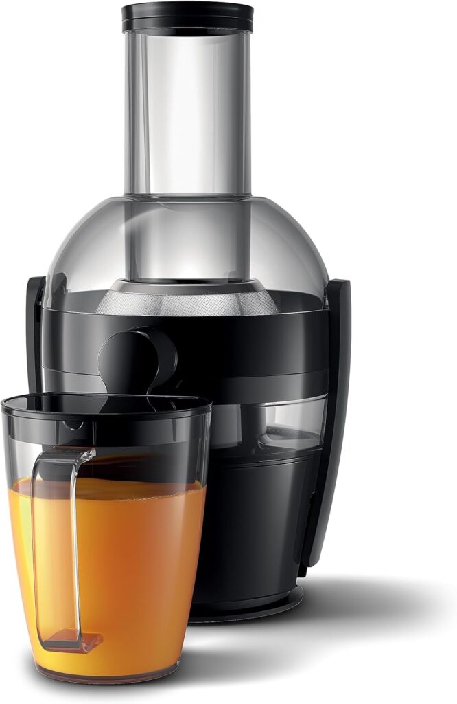 Philips HR1856/70 Juicer (800 W, 2 Litre Capacity, QuickClean Technology, including juice container)